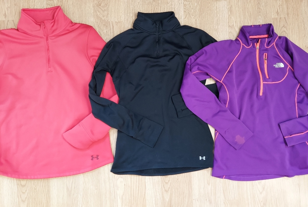 Under Armor North Face pullover set size small